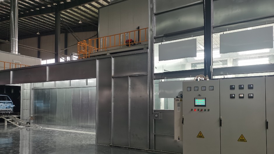 沂南电动车喷涂线调试完成