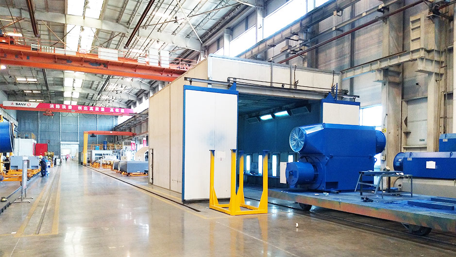 三一重工喷漆涂装线案例！