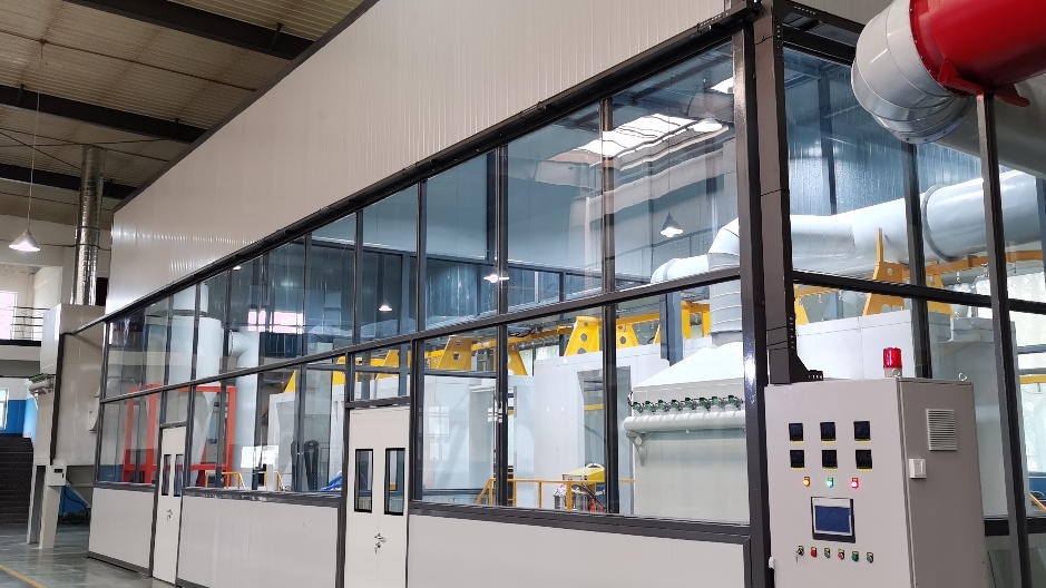 电器设备前处理喷粉线工程案例